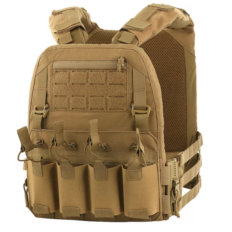 Плитоноска типу Plate Carrier Cuirass QRS Coyote - для плит розміру L/XL 
