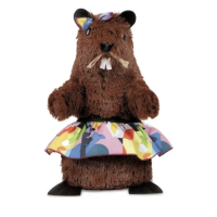 Pet Fun Бобріна Латина іграшка для собак 40 см - коричневий