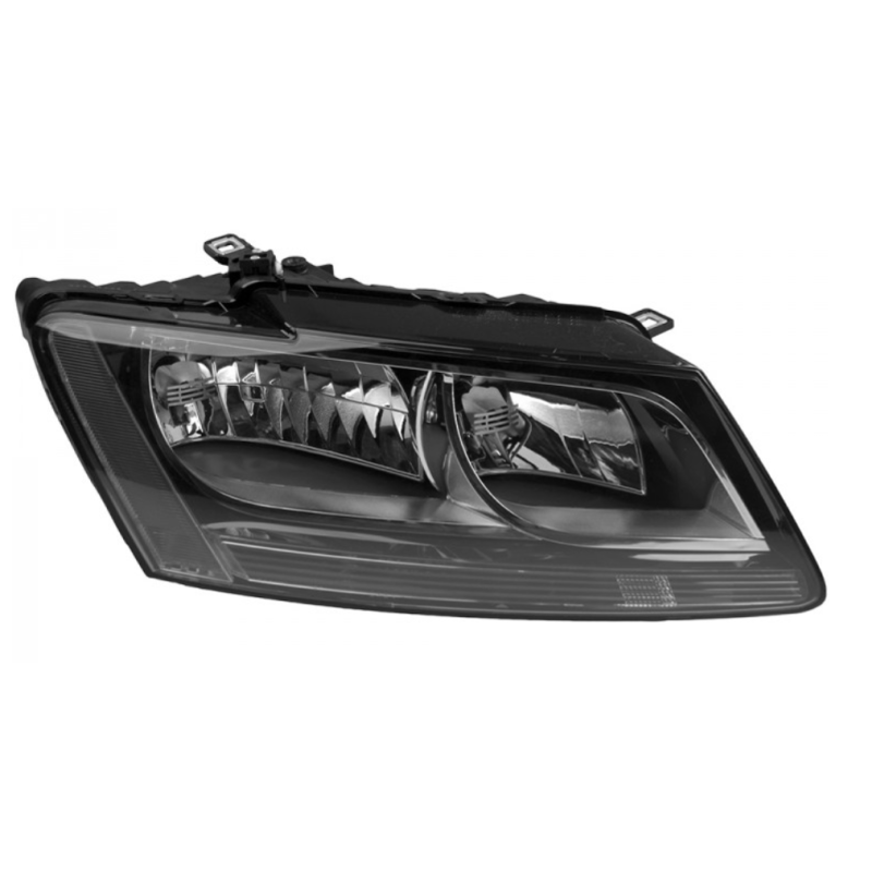 Фара передня для Audi Q5 “08-12, права (DEPO) електр., біла вставка в пов.